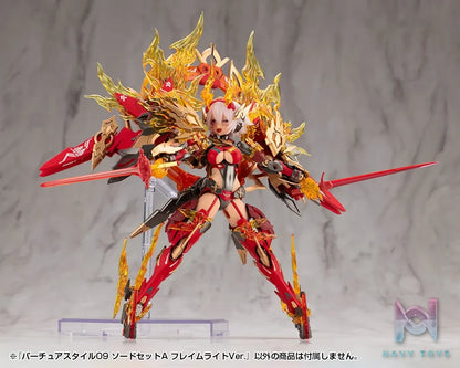 Kotobukiya – M.S.G Modeling Support Goods Virtuous Style09 X Style10 Sword Set A X B Flamerite Ver. (Licensed)