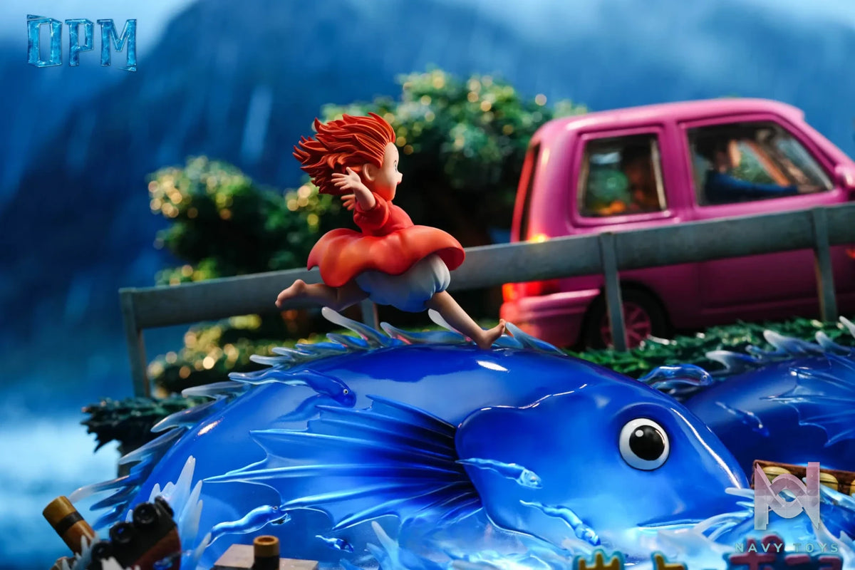 OPM Studio – Hayao Miyazaki Desktop Series 015 Ponyo on the Cliff