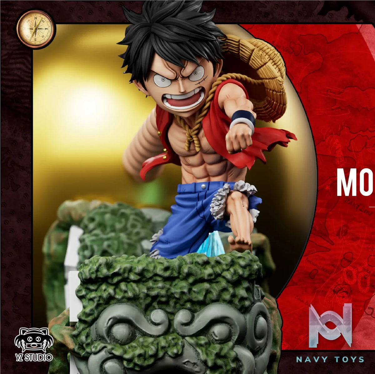 Yz Studio – One Piece Skypiea Arc 047 Golden Spinning Bomb Luffy