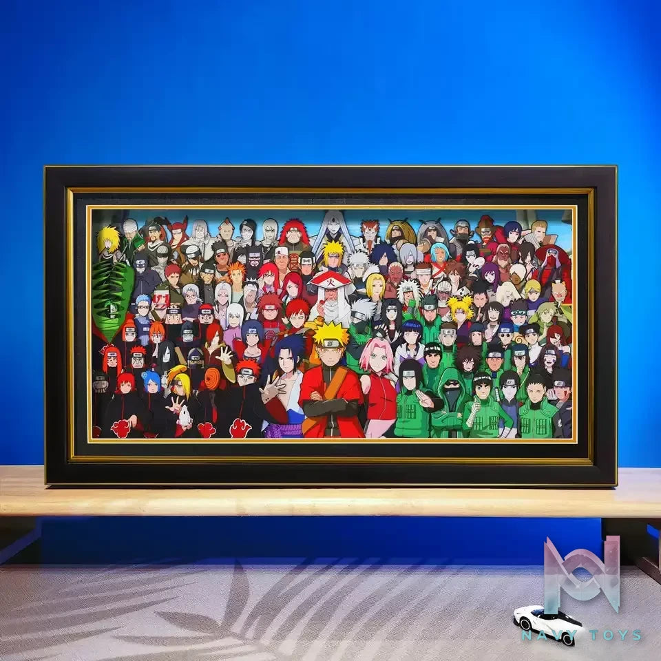 Yu Zhi Jiang Studio – Naruto Multiple Characters Series #1 3D Decorative Painting Naruto
