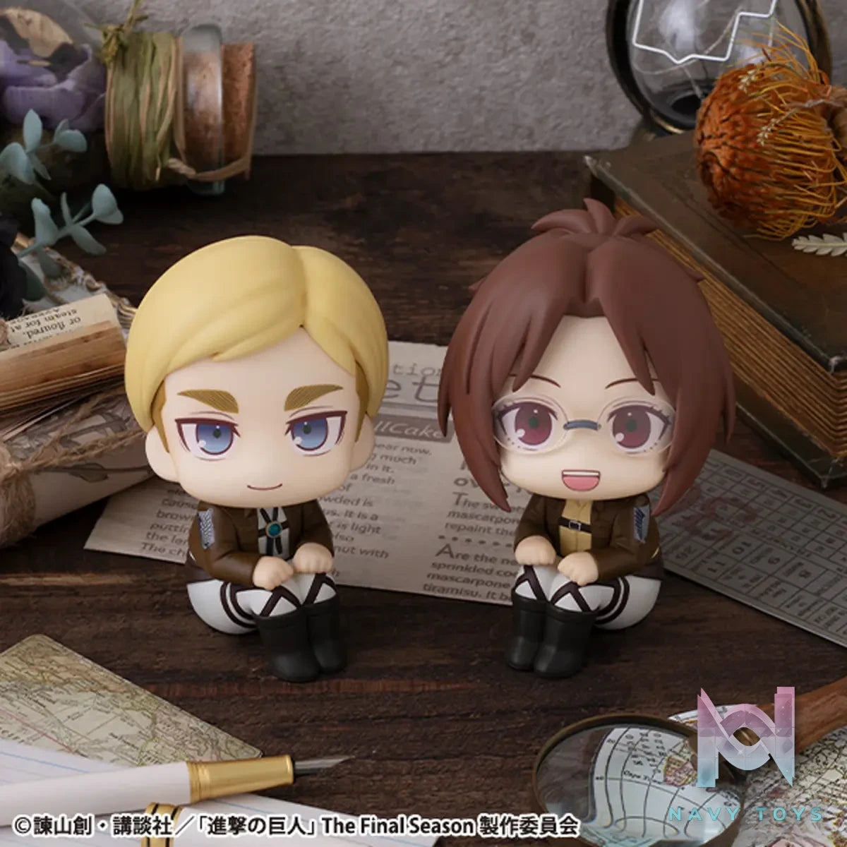 MegaHouse – LookUp Attack on Titan Hange Zoe X Erwin Smith Complete Figure (Licensed)
