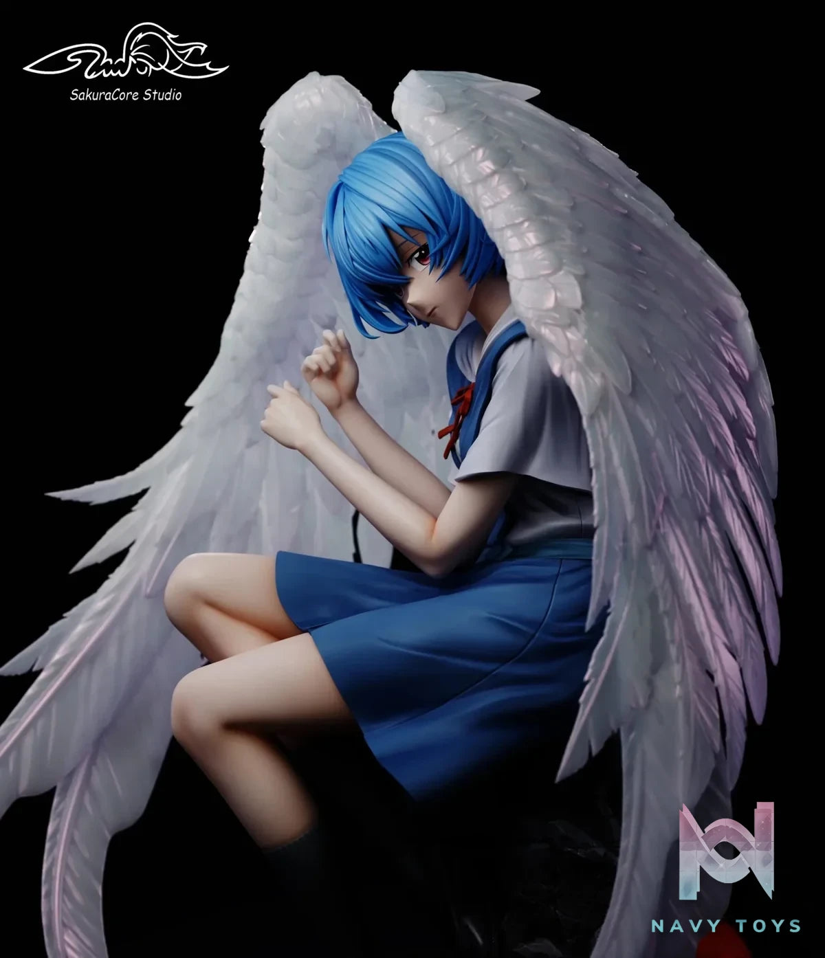 SakuraCore Studio - Neon Genesis Evangelion EVA Ayanami Rei resin statue Navy Toys anime figure