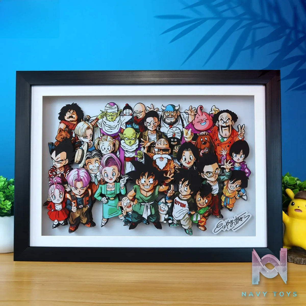 KALA HOME Studio – Dragon Ball Multiple Characters #08 3D Decorative Painting Dragon Ball
