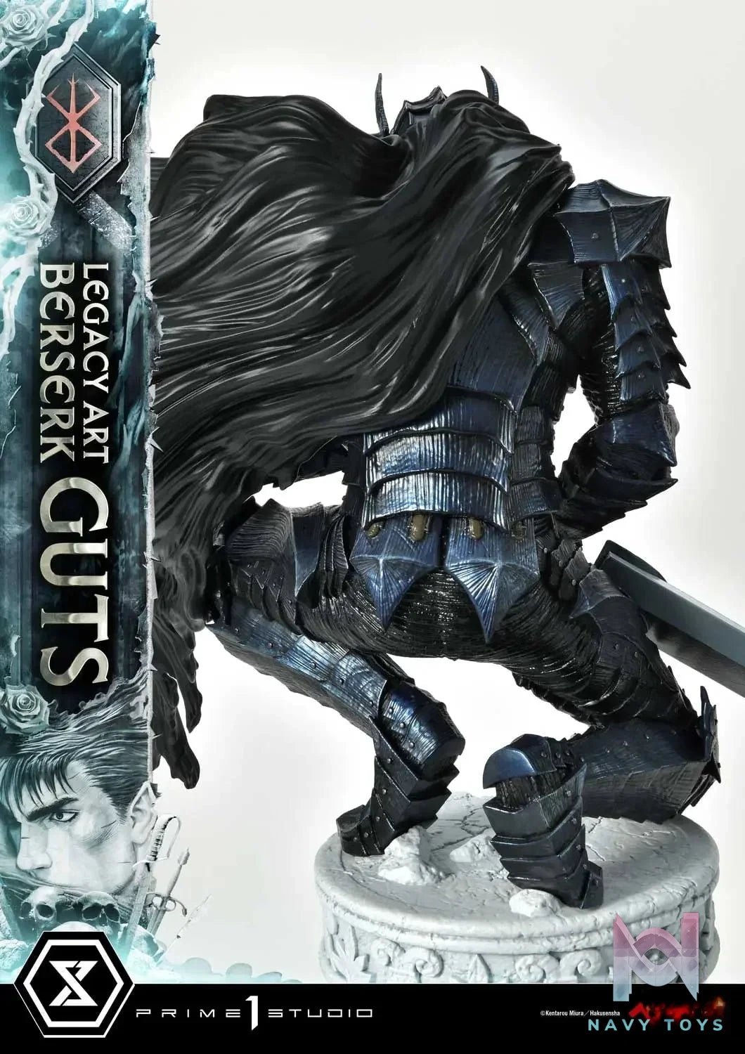 Guts LABR-01 LABR-01S(Licensed) - Legacy Art Kentaro Miura Berserk - Prime 1 Studio resin statue Navy Toys anime figure