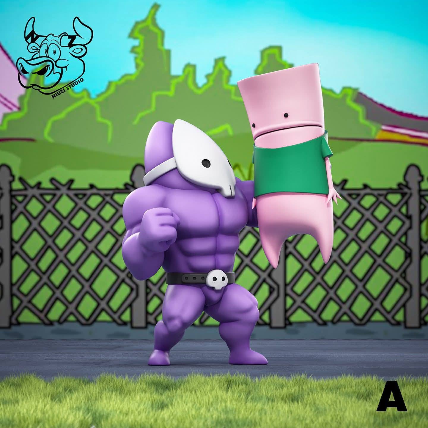 Dad resin statue NIUZI Studio anime figure