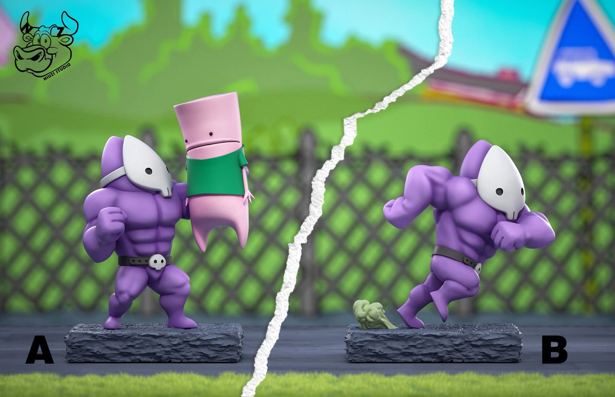 Dad resin statue NIUZI Studio anime figure