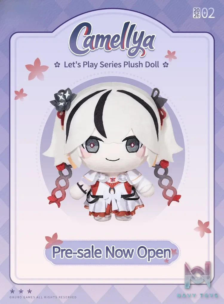 KURO GAMES – Wuthering Waves Let’s Play Series Camellia Version Plush Doll (Licensed)