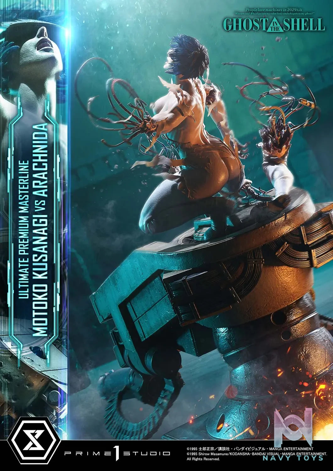 Prime 1 Studio – Ghost in the Shell Motoko Kusanagi VS Arachnida (Licensed) UPMGITS-02 UPMGITS-02S UPMGITS-03