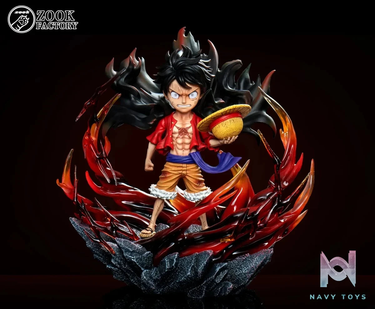 ZOOK FACTORY Studio - One Piece Straw Hat Pirates 1 Luffy resin statue Navy Toys anime figure