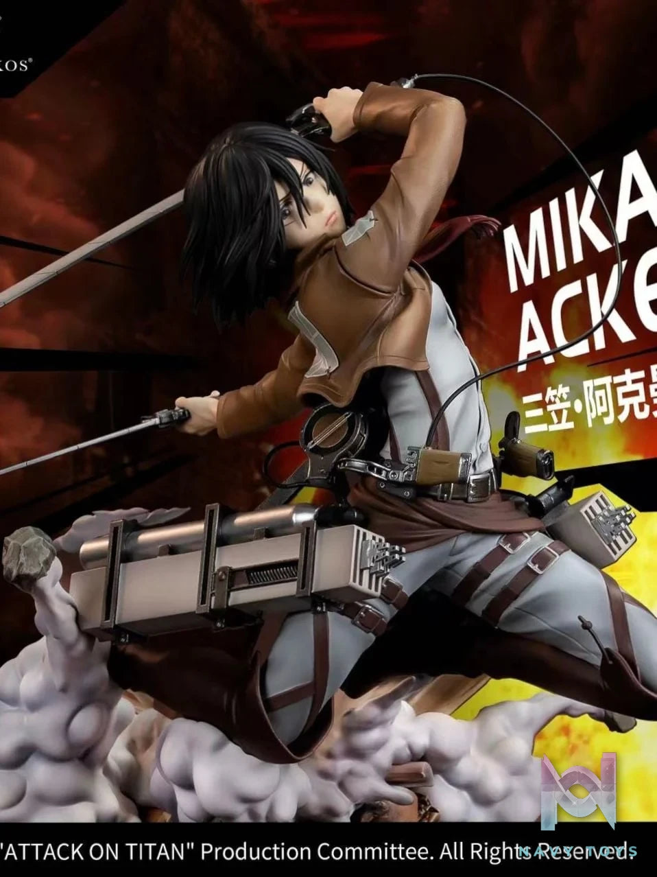 Mikasa Ackerman - Attack On Titan - Zodiakos Studio resin statue zodiakos studio anime figure