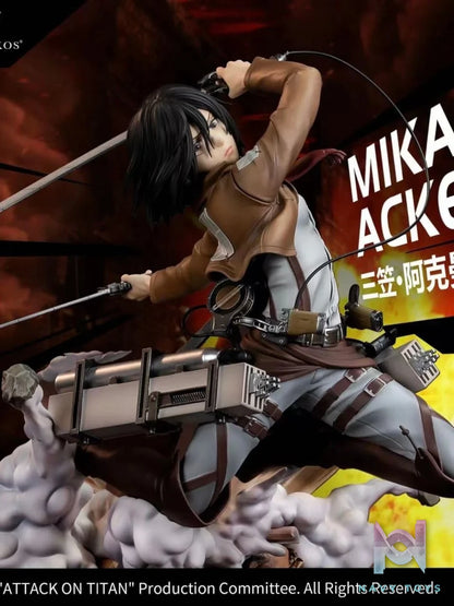 Mikasa Ackerman - Attack On Titan - Zodiakos Studio resin statue zodiakos studio anime figure