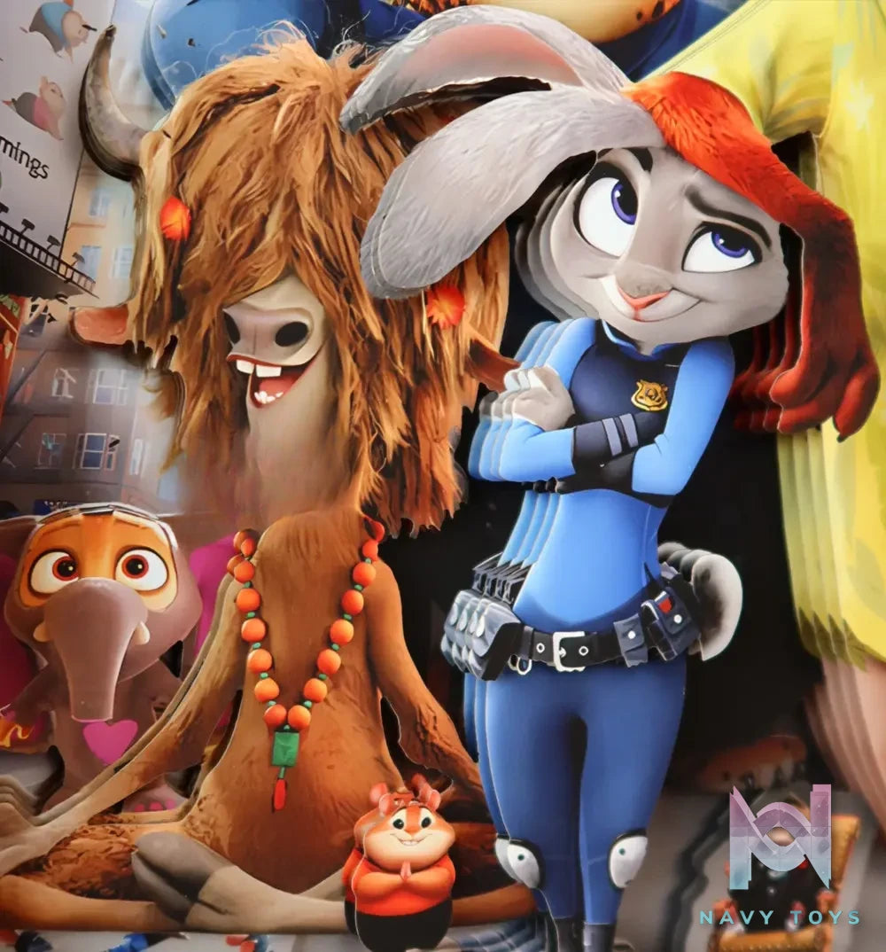 KALA HOME Studio – Zootopia Multiple Characters 3Decorative Painting Zootopia