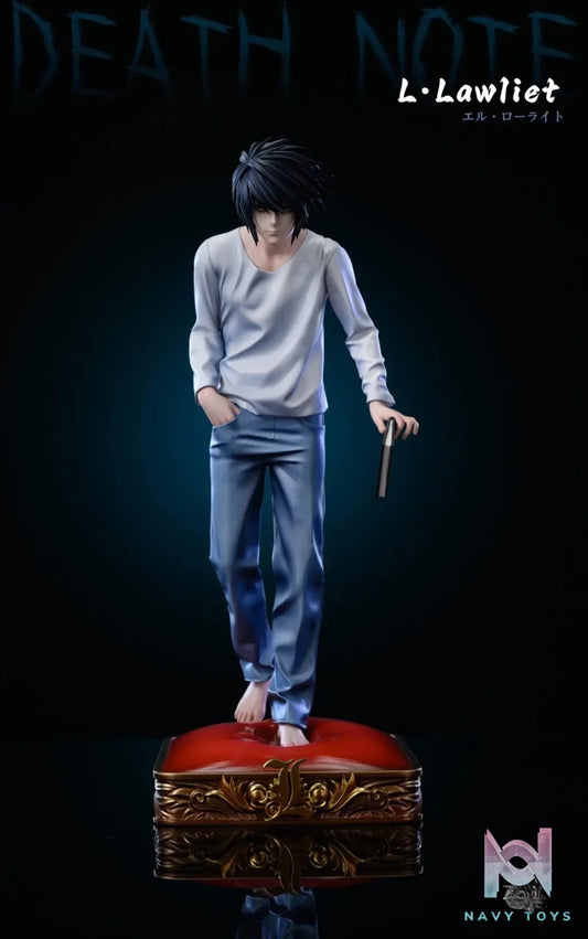 LaoA Studio - Death Note Standing L·Lawliet resin statue Navy Toys anime figure