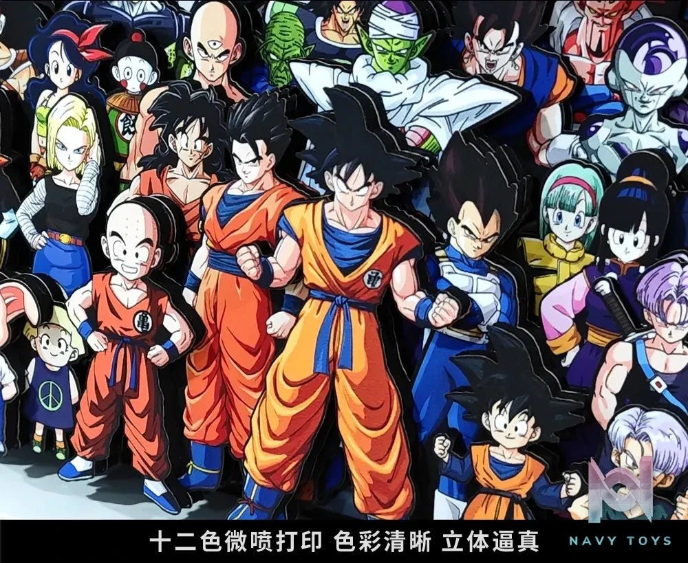 KALA HOME Studio – Dragon Ball Multiple Characters #11 3D Decorative Painting Dragon Ball