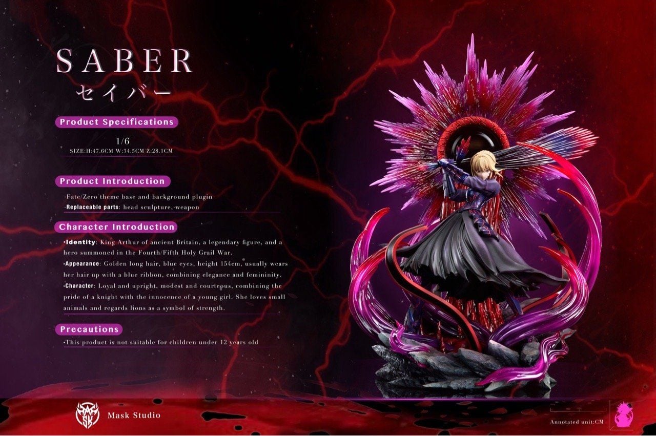 Saber Alter - Fate/Stay Night - Mask Studio resin statue mask studio anime figure