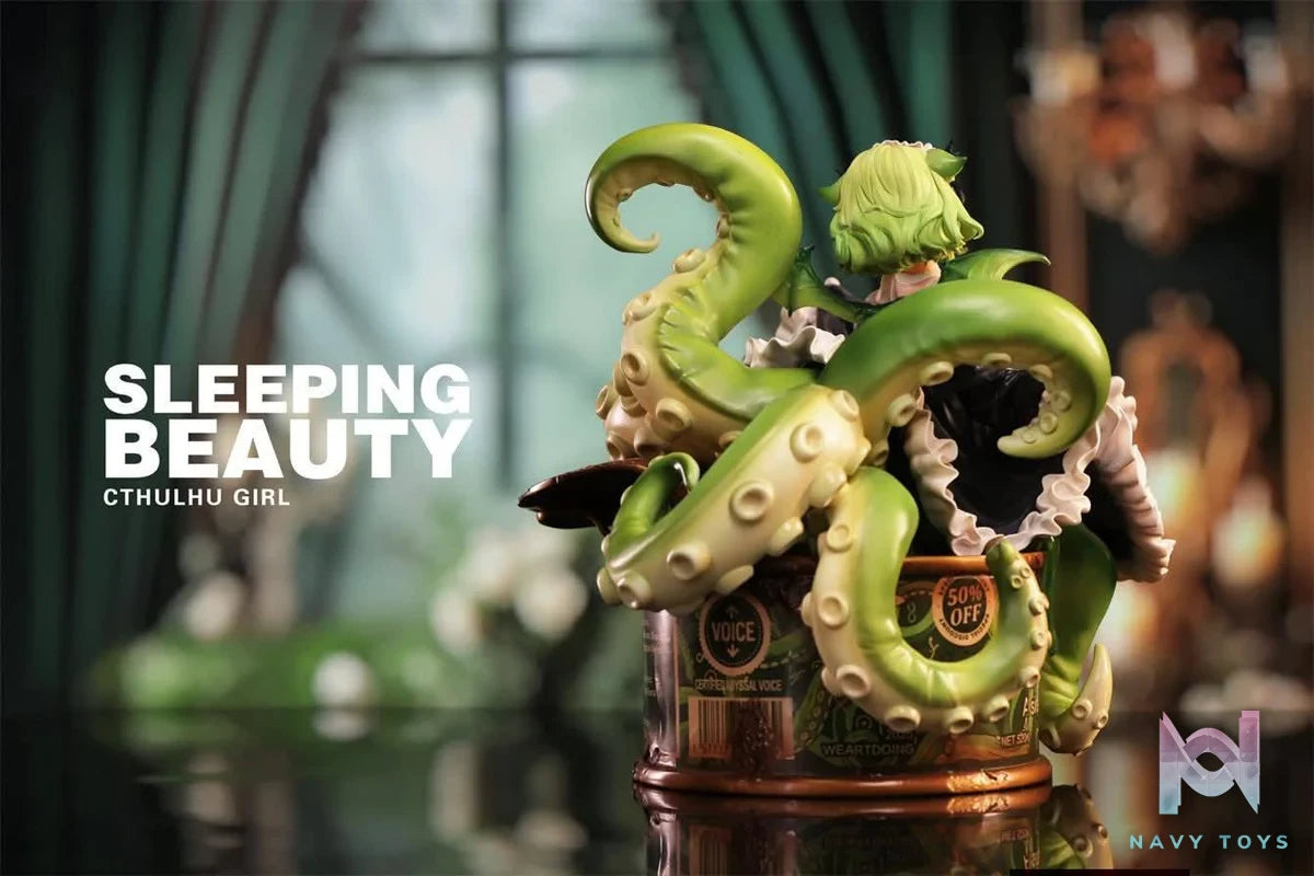 Sleeping Beauty Cthulhu Girl resin statue WeArtDoing Studio anime figure