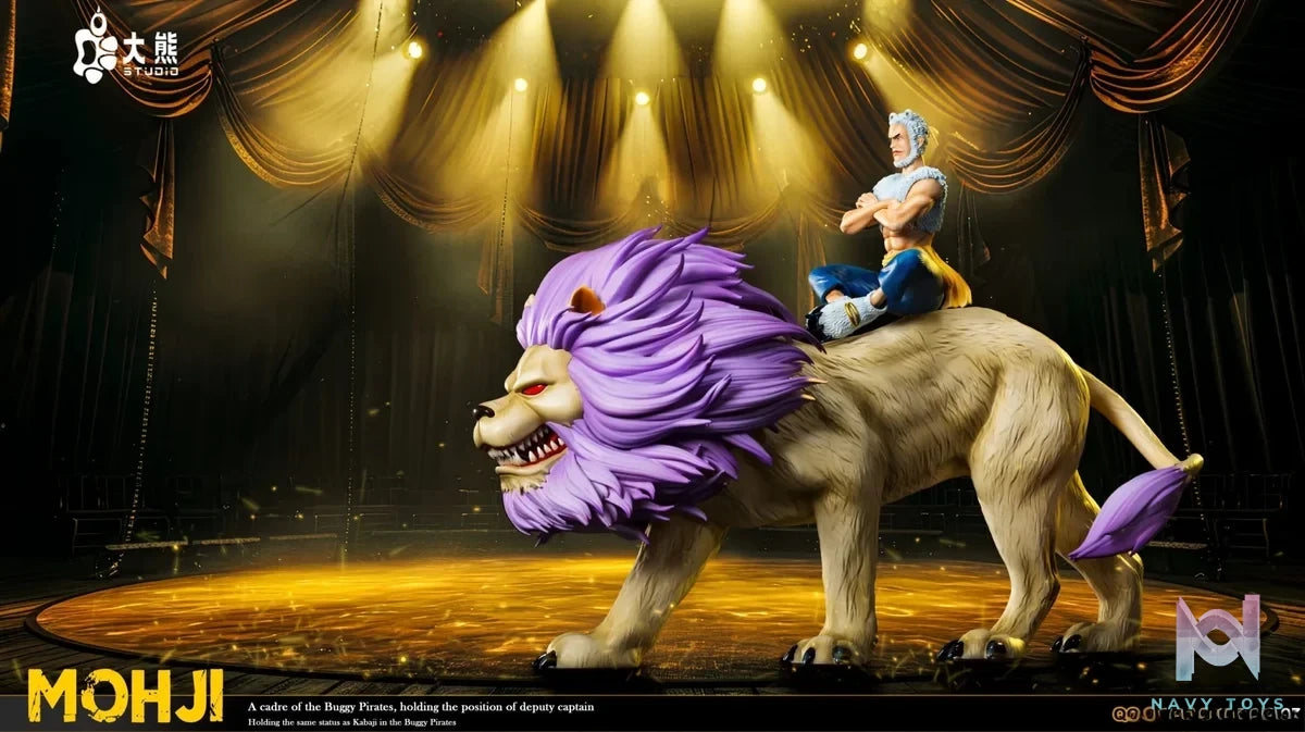 DX Studio - One Piece Buggy Pirates Mohji & Cabaji resin statue Navy Toys anime figure