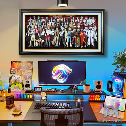KALA HOME Studio – Bungo Stray Dogs Multiple Characters #03 3D Decorative Painting Bungo Stray Dogs