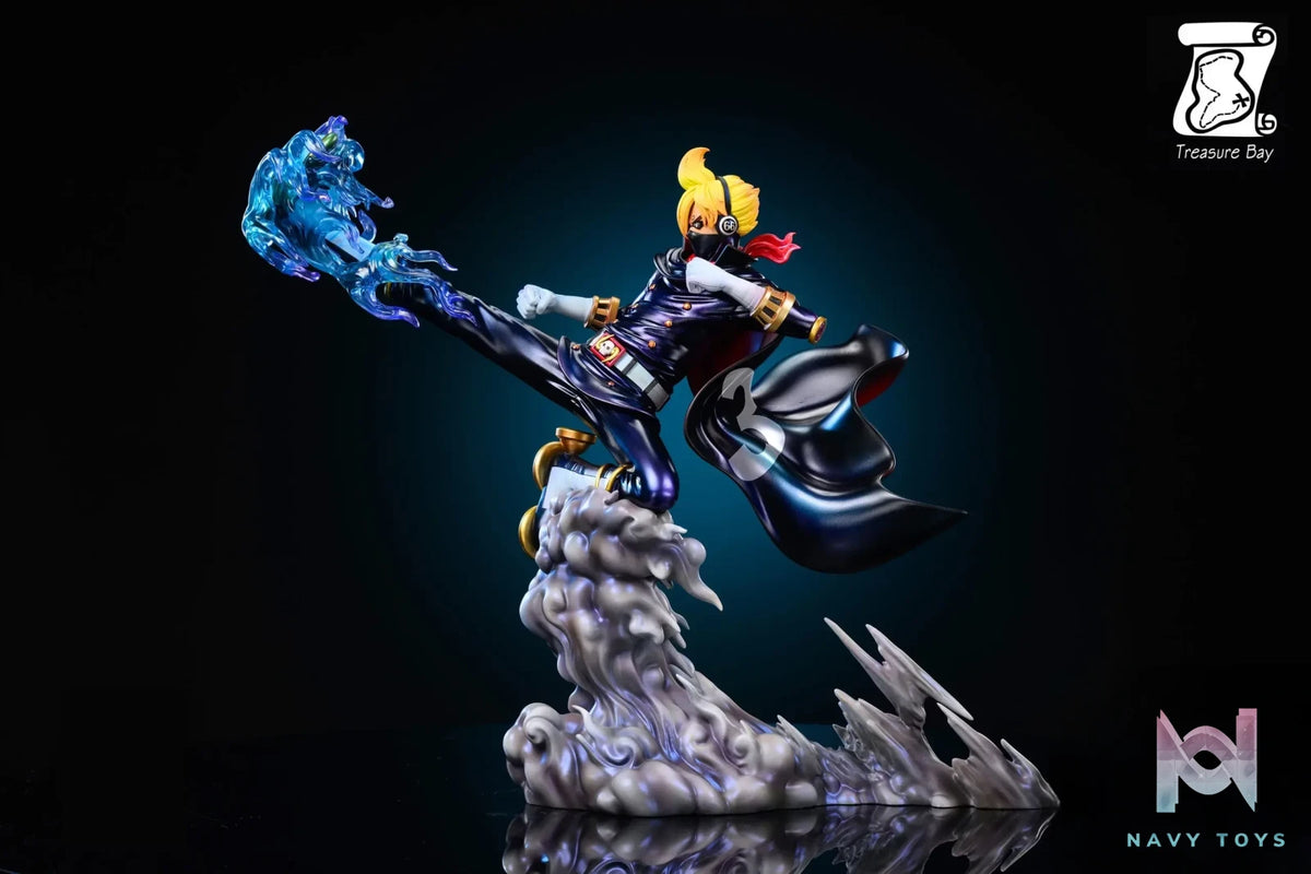 Treasure Bay Studio – One Piece Straw Hat Pirates Germa 66 Sanji & Invisible Black Sanji