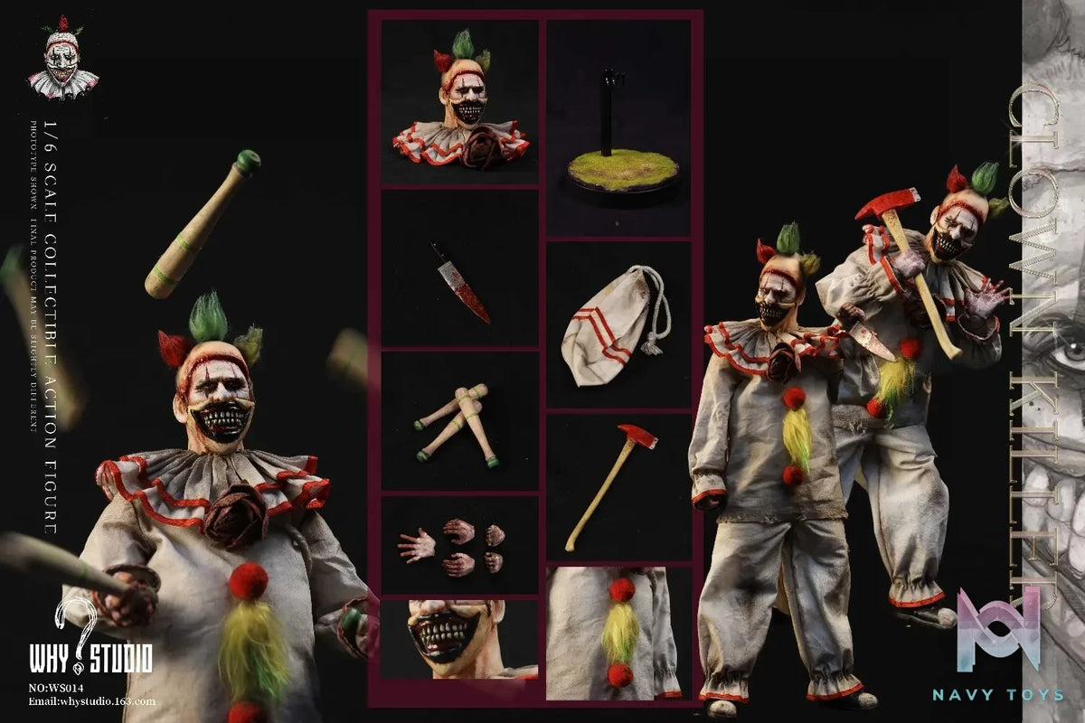 WHY STUDIO – American Horror Story Clown 1/6 NO:WS014 Action Figure