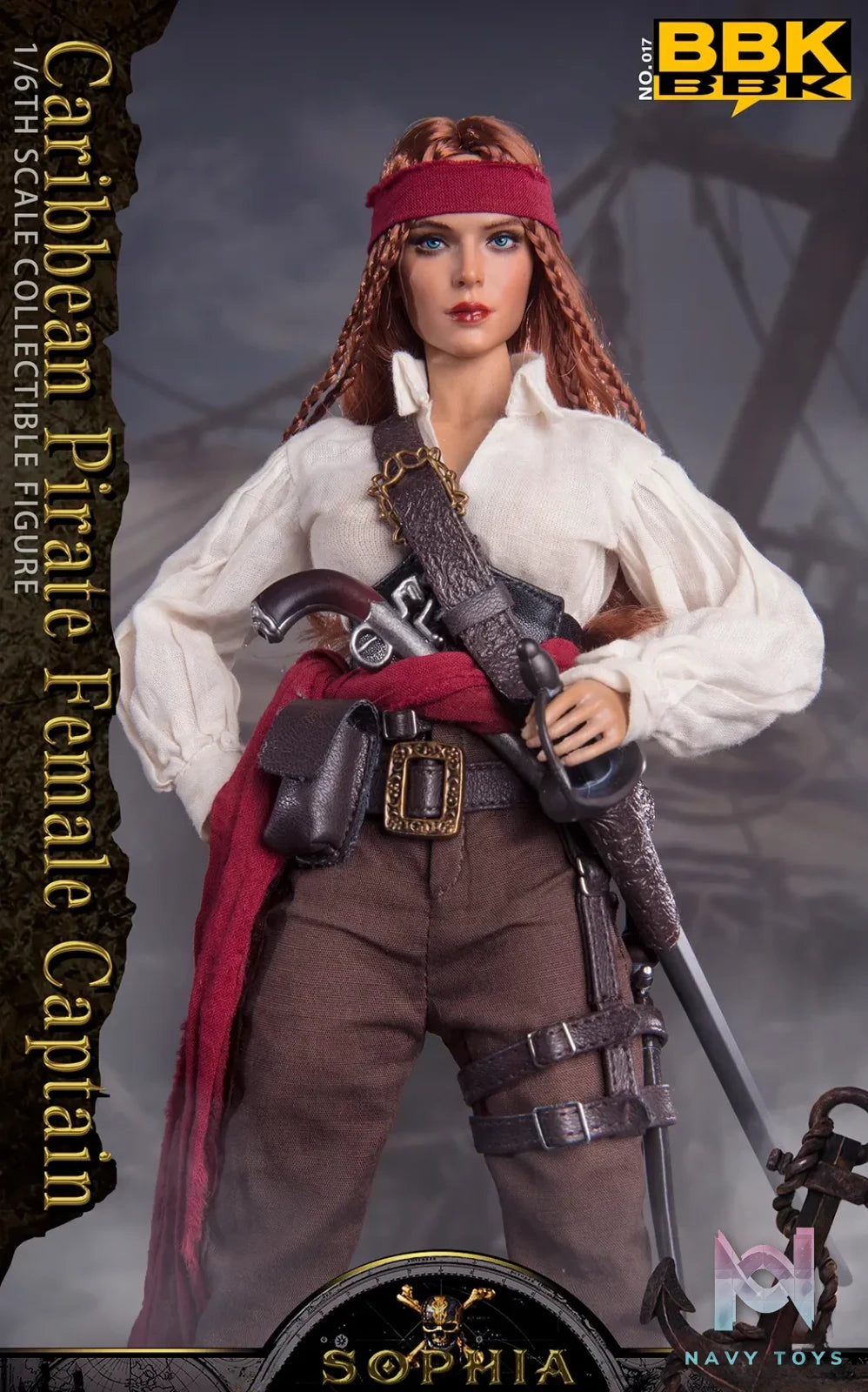 BBK Studio – Pirates of the Caribbean Captain Sophia BBK017