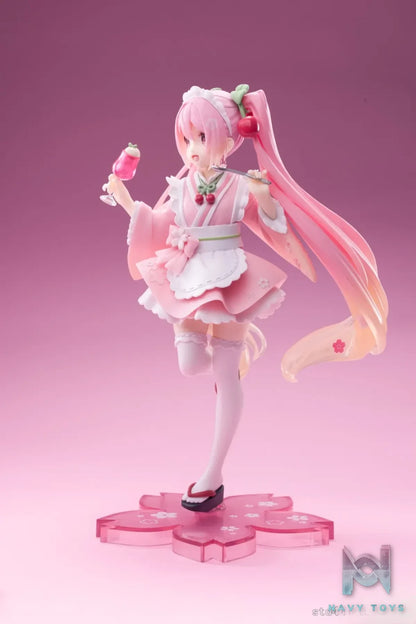 Taito – Piapro Characters – Hatsune Miku – Coreful Figure – Sakura, Wafuu Kissa ver. (Licensed)