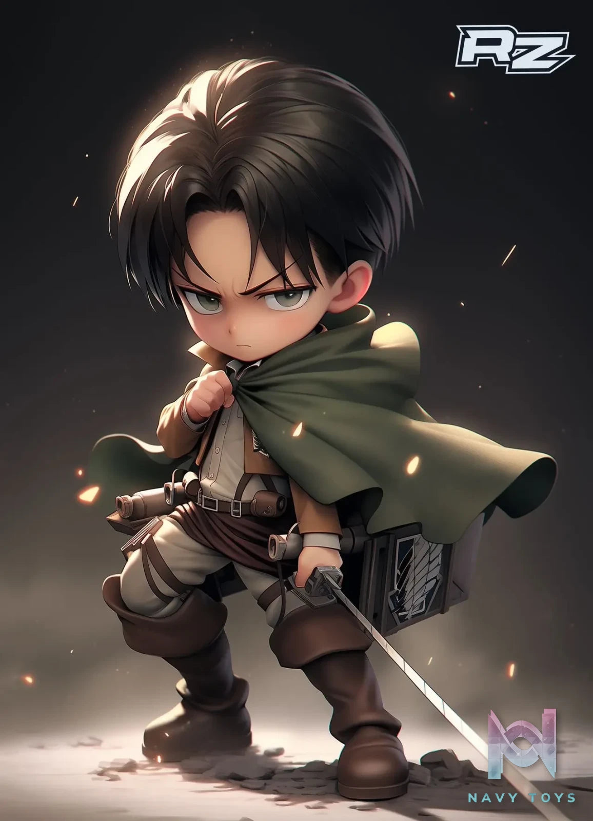 RZ Studio – Attack on Titan Q version Mikasa