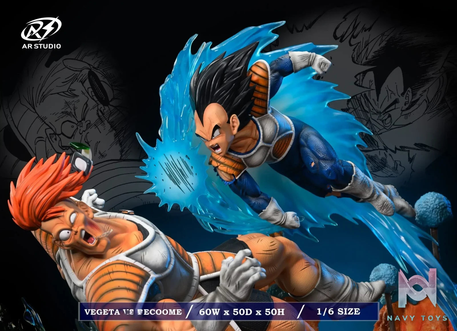 AR Studio – Dragon Ball Namek Chapter Vegeta vs Recoom