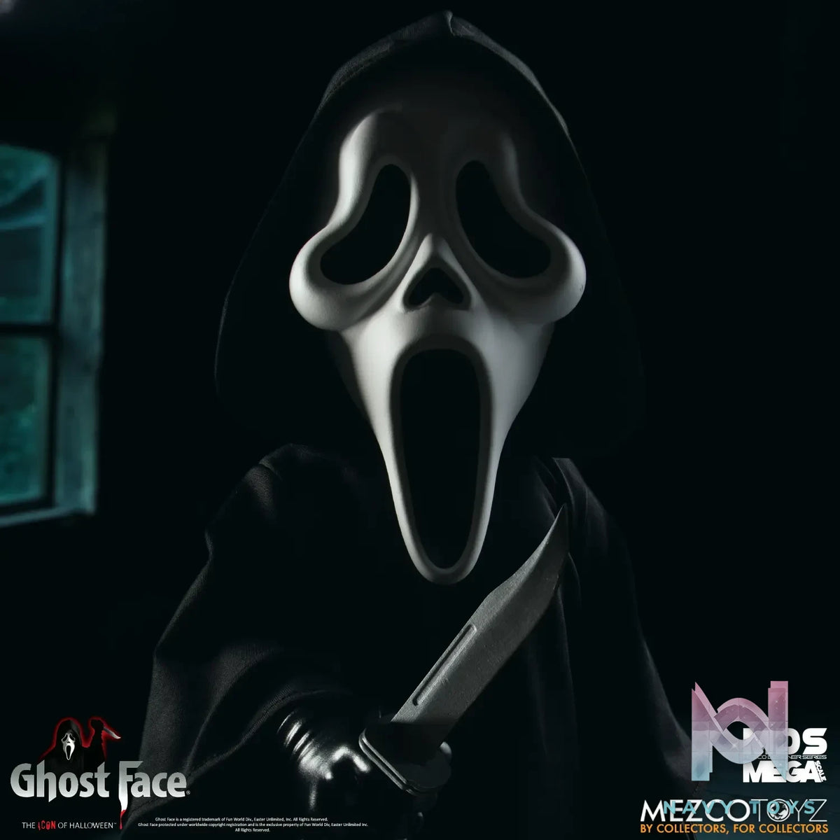Mezco Studio – 1/12 Collective Scream Ghostface Action Figure (Licensed)