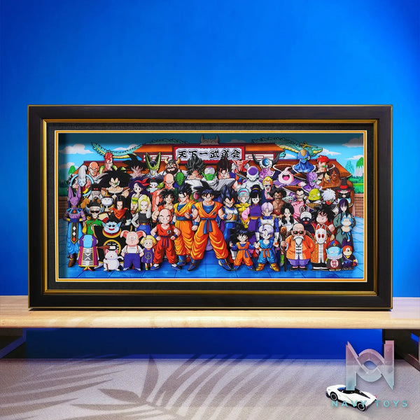 Yu Zhi Jiang Studio – Dragon Ball Multiple Characters Series #2 3D Decorative Painting Dragon Ball