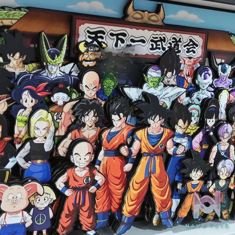 KALA HOME Studio – Dragon Ball Multiple Characters #11 3D Decorative Painting Dragon Ball