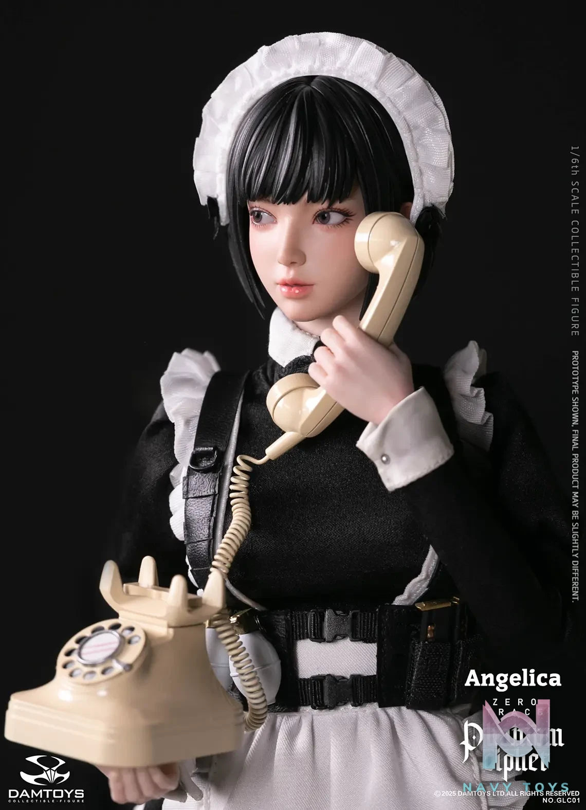 DAMTOYS – 1/6th scale PHANTOM CIPHER: ZERO TRACE ANGELICA Original Story Collectible Figure GLC01 (Licensed)