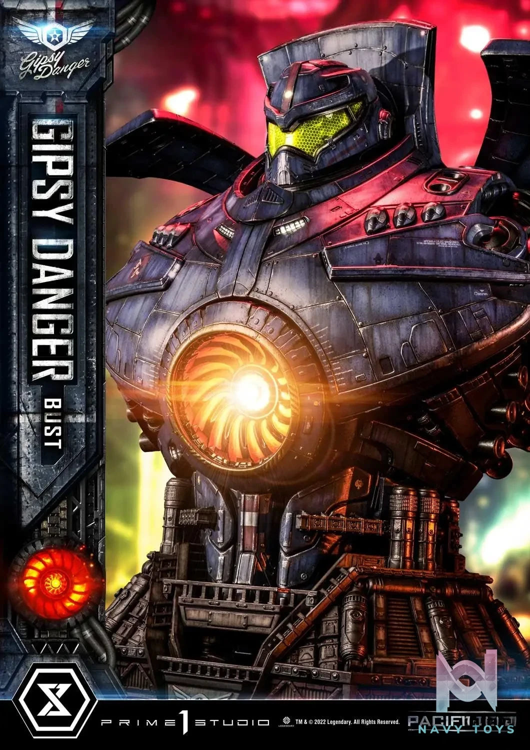 Prime 1 Studio – Life Size Bust Pacific Rim Gipsy Danger LSPACRIM-01 LSPACRIM-01DX (Licensed)