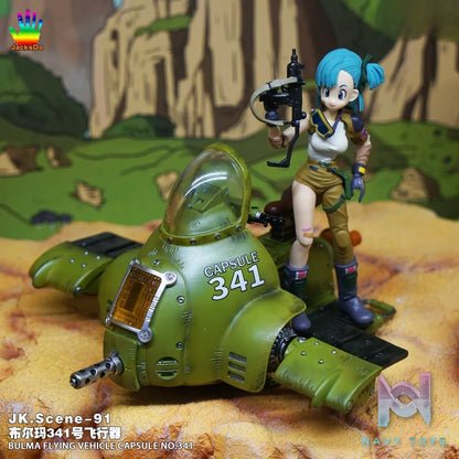 JacksDo Studio – Dragon Ball Bulma 341 aircraft GK model