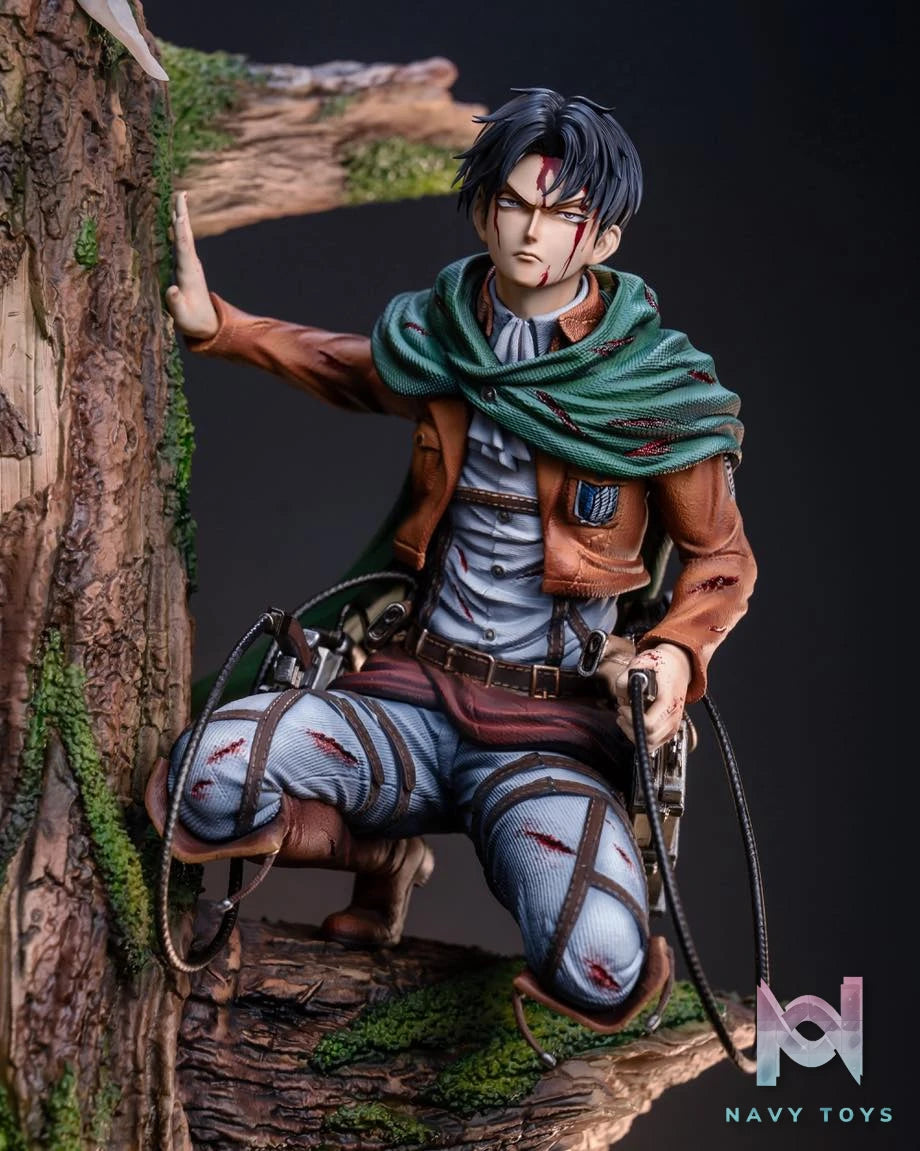 Levi Ackerman & Erwin Smith resin statue Hertz studio anime figure