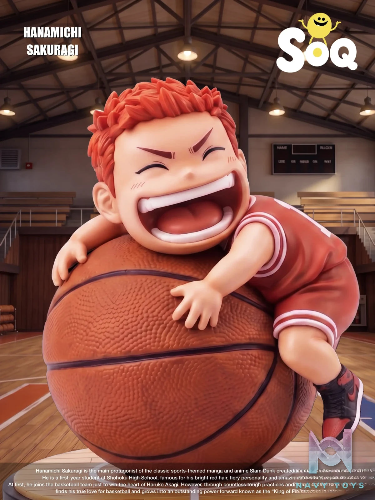 SOQ Studio – Hanamichi Sakuragi Chibi Figure Slam Dunk
