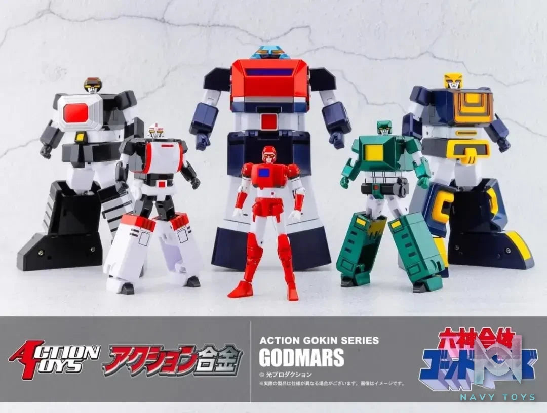 Action Toys – Original Six Gods Combined Thunder King Alloy Finished Model (Licensed)