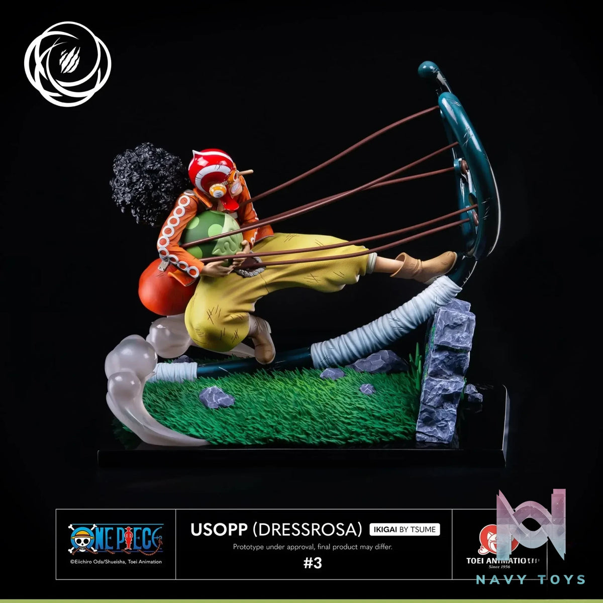 Tsume Studio - Usopp (Dressrosa) Ikigai 1/6 Scale Statue IKIGAI (Licensed) resin statue Navy Toys anime figure