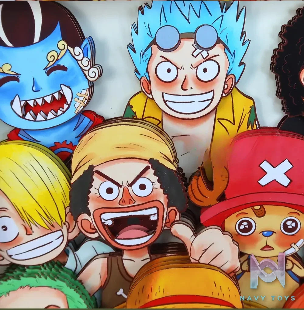 KALA HOME Studio – One Piece Multiple Characters #11 3D Decorative Painting One Piece