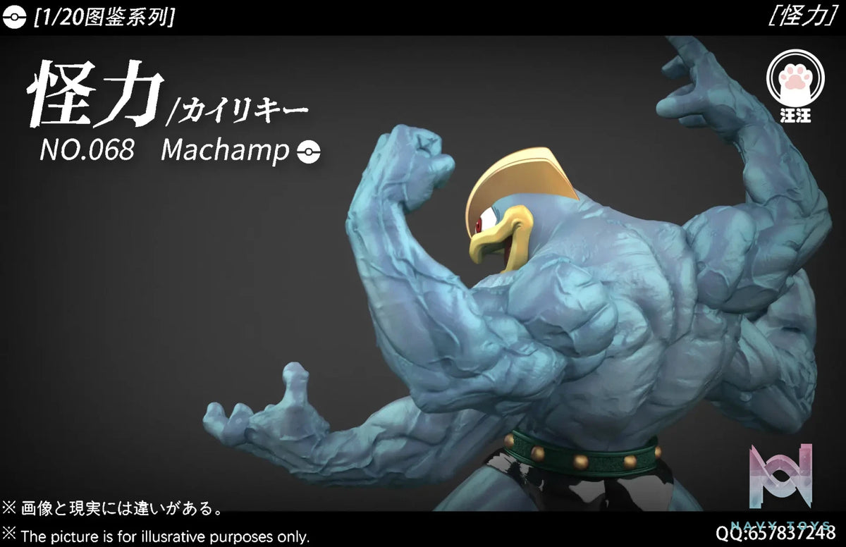 Wang Wang Studio – Pokémon Ring Boxing Champion Machamp 1/20 Pokédex