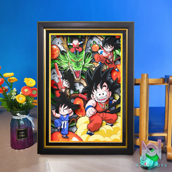 Yu Zhi Jiang Studio – Son Goku 3D Decorative Painting Dragon Ball