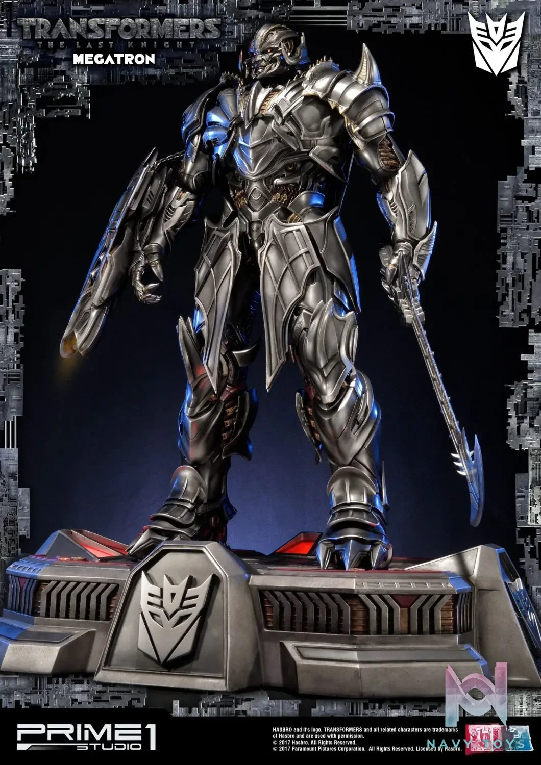 Prime 1 Studio – Museum Masterline Transformers: The Last Knight (Film) Megatron MMTFM-17 MMTFM-17EX(Licensed)