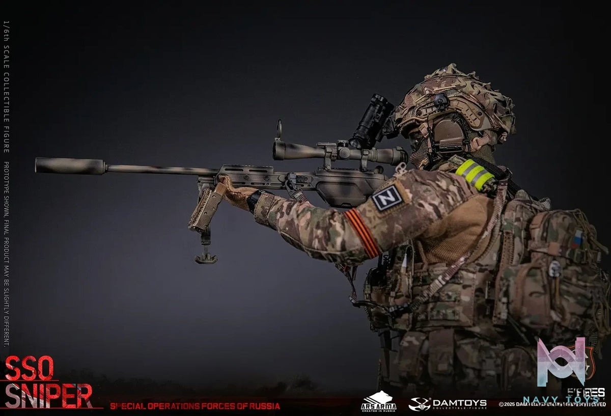 DAMTOYS – 1/6 Scale Russian Federation SSO Special Forces Sniper Item No. 78108 (Licensed)