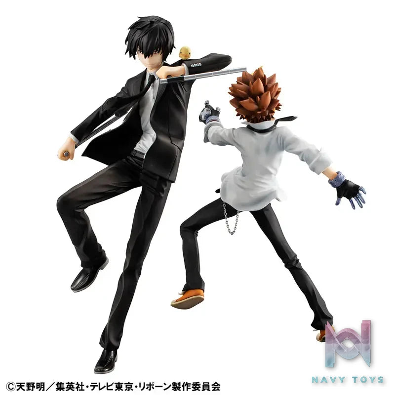 MegaHouse – G.E.M. Series Reborn! Tsunayoshi Sawada & Kyoya Hibari & Reborn Set Complete Figure (Licensed)