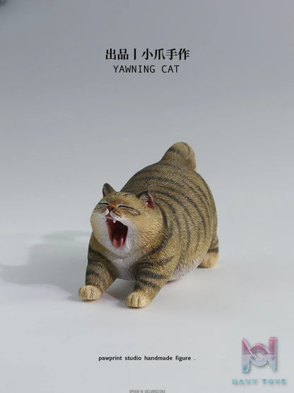 Pawprint Studio X Double One – 8cm Yawning Cat Figure (Licensed)
