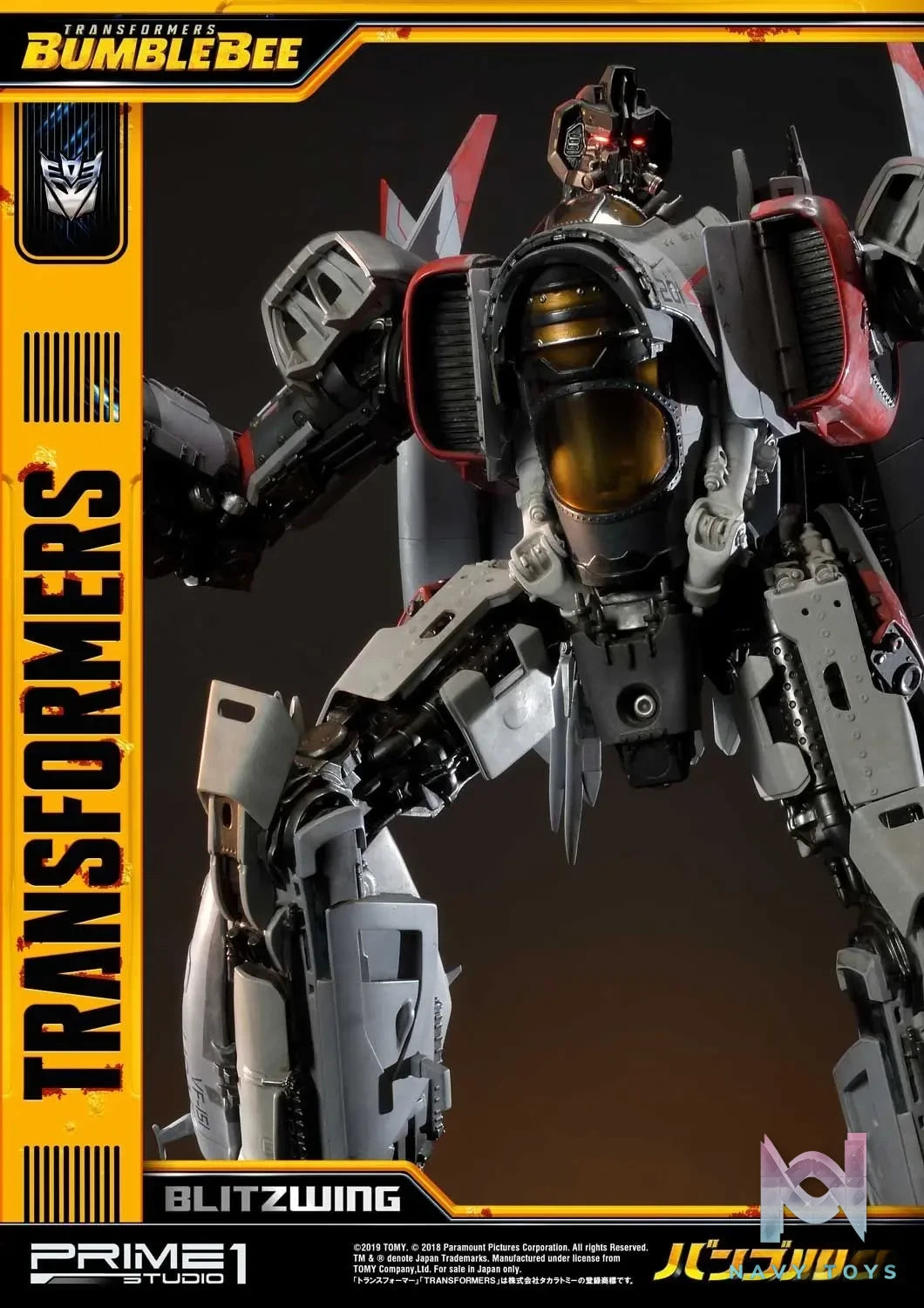Prime 1 Studio – Museum Masterline Transformers: Bumblebee (Film) Blitzwing MMTFM-25 MMTFM-25EX(Licensed)