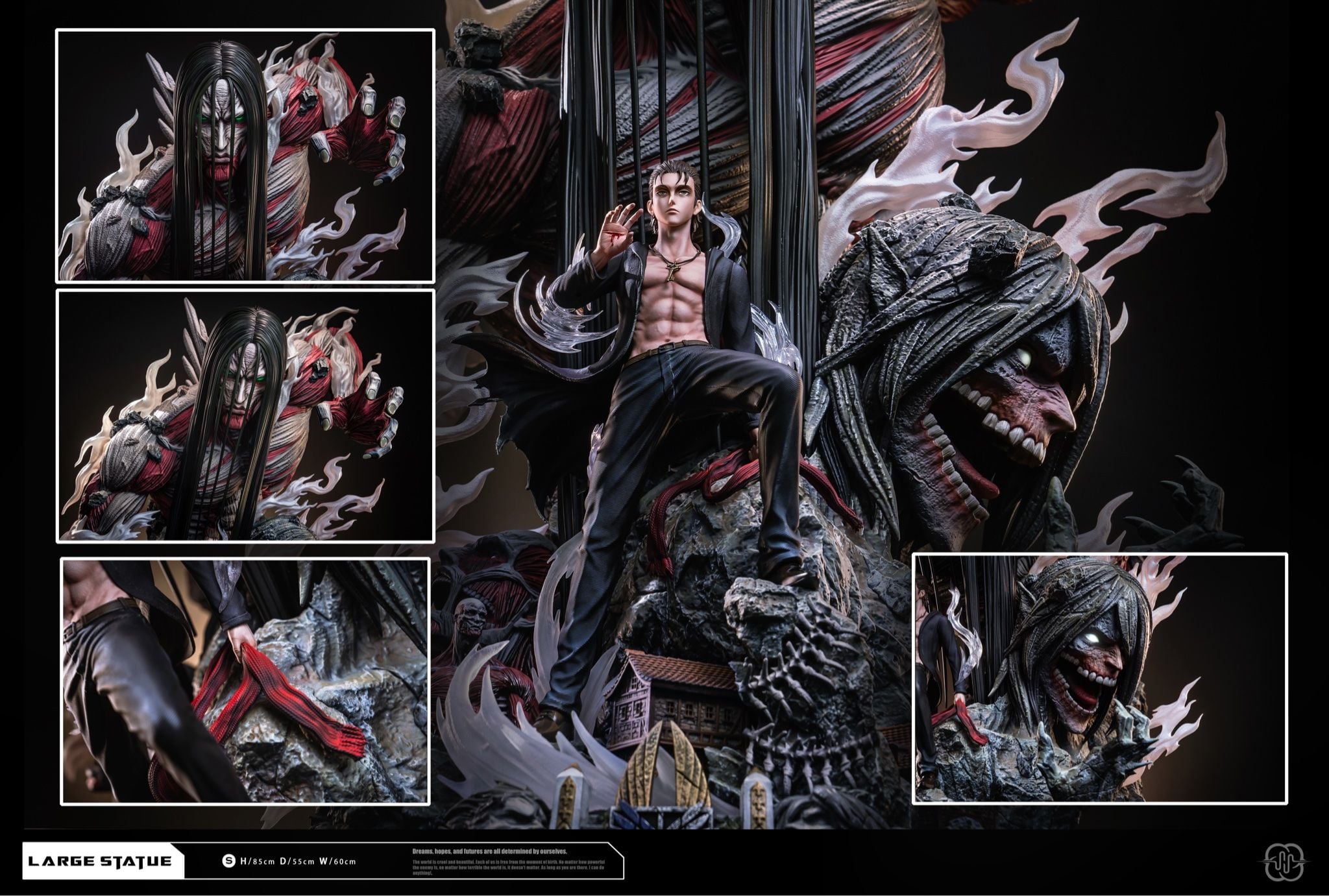 Eren Yeager - Attack On Titan - Hertz Studio resin statue Hertz studio anime figure
