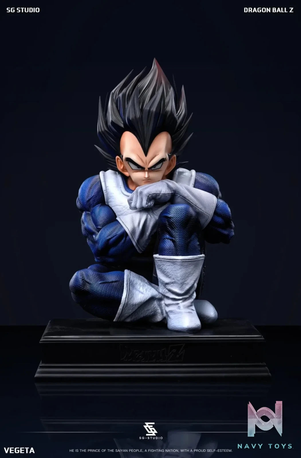 SG Studio - Dragon Ball Namek Vegeta resin statue Navy Toys anime figure
