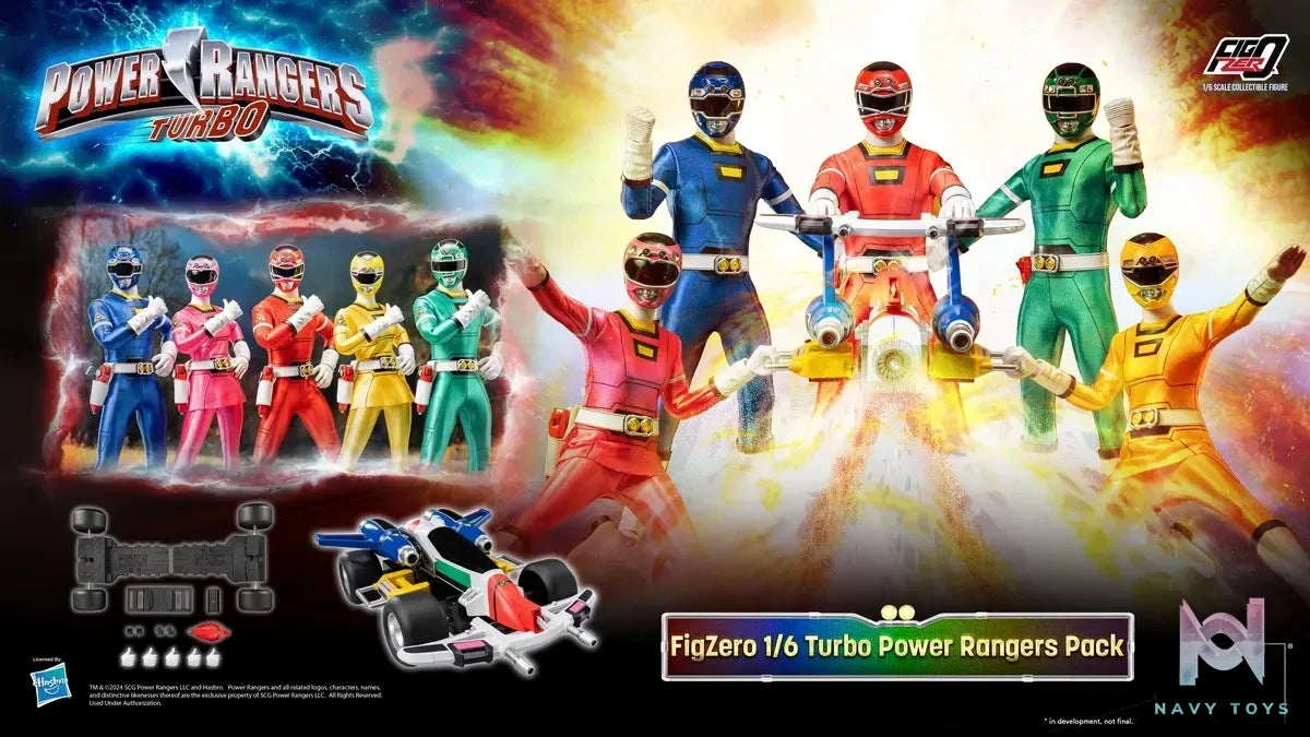 Threezero – Super Hero 1/6 Mighty Morphin Power Rangers Set 3Z08180W0 (Licensed)