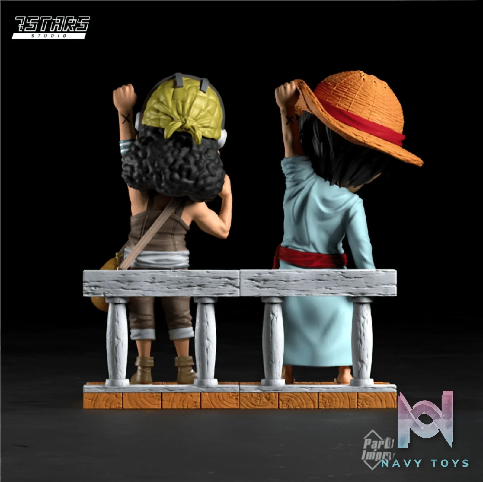7 Stars Studio – One Piece Luffy and Usopp